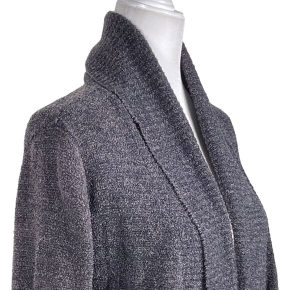 BAREFOOT DREAMS Cozychic Lite Circle Cardigan Sweater Size XS/S Open #452 Brown - Picture 10 of 16